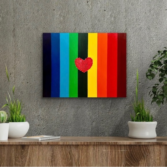 Love is Love - An acrylic piece - Picture 4 of 7